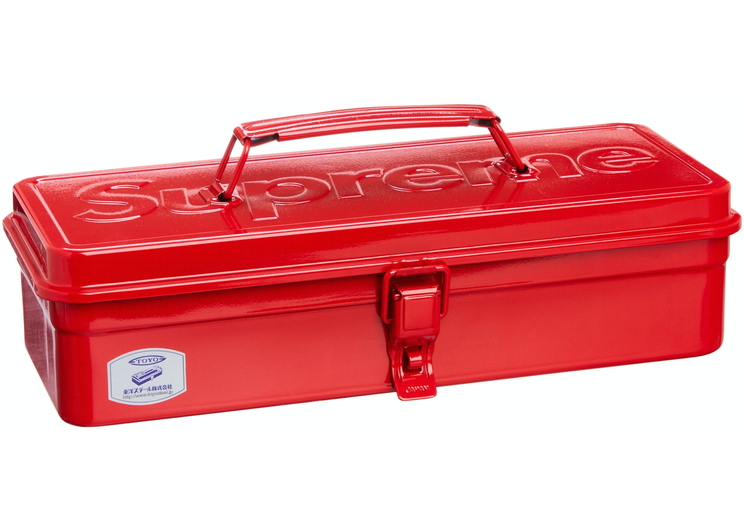 Toyo Steel Small Toolbox - Red