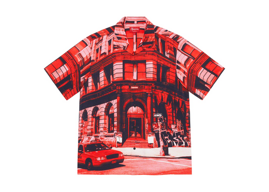 Supreme 190 Bowery Rayon S/S Shirt Red