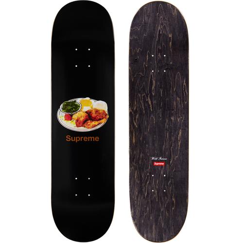 Supreme Chicken Dinner Skateboard Deck Black