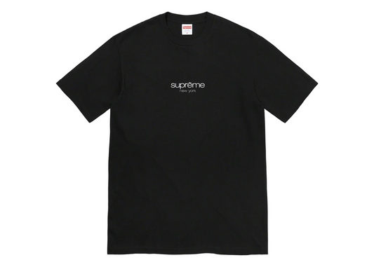 Supreme Classic Logo Tee Black  #