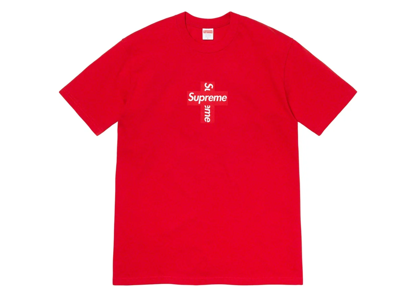 Supreme Cross Box Logo Tee Red