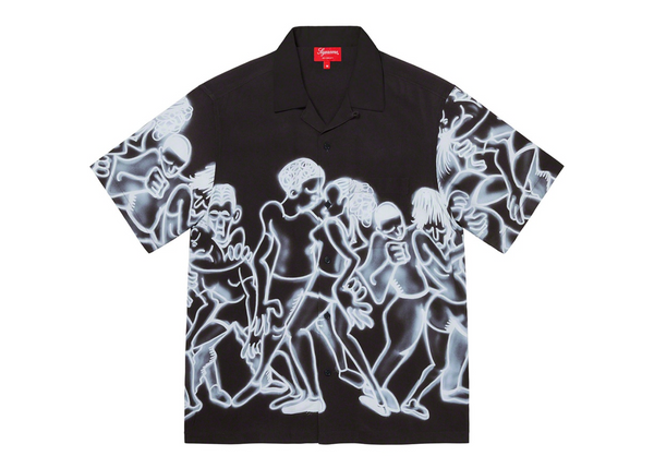 トップス supreme Dancing Rayon S/S Shirt M black Supreme Dancing Rayon S/S Shirt Black – Mood Toronto