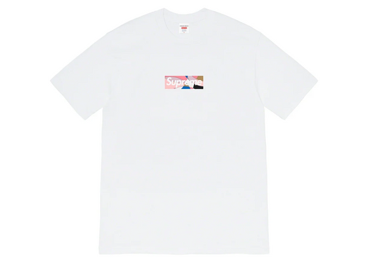 Supreme Emilio Pucci Box Logo Tee White/Dusty Pink