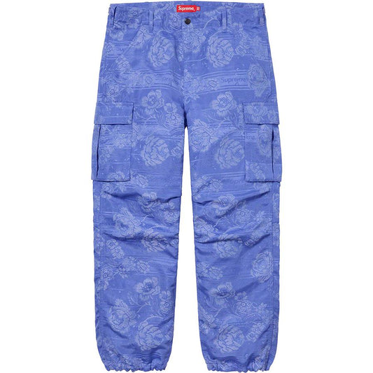 Supreme Floral Tapestry Cargo Pant Blue