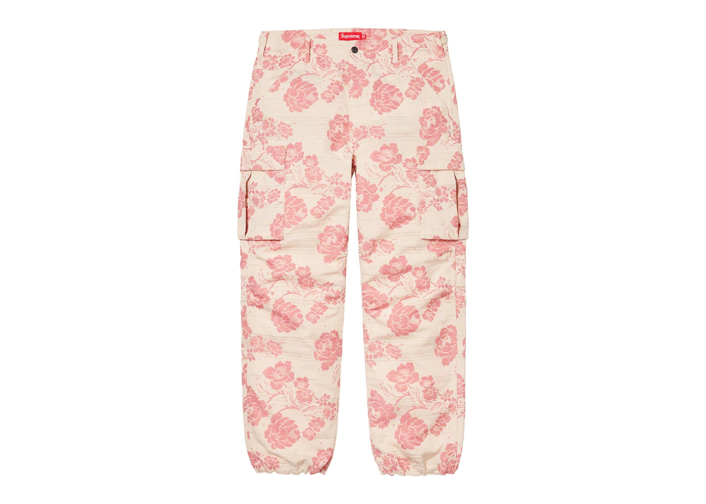 Supreme Floral Tapestry Cargo Pant Pink