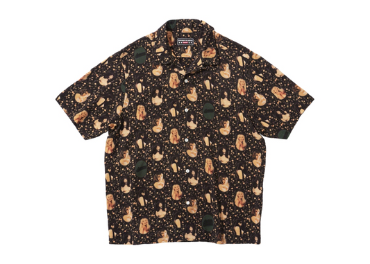 Supreme HYSTERIC GLAMOUR Blurred Girls Rayon S/S Shirt Black