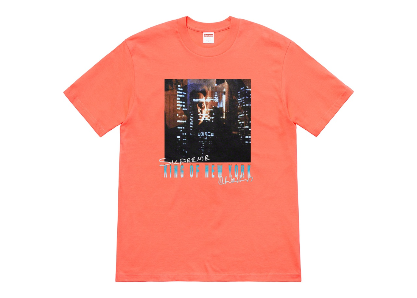 Supreme King of New York Tee Neon Orange