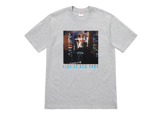 Supreme King of New York Tee Heather Grey