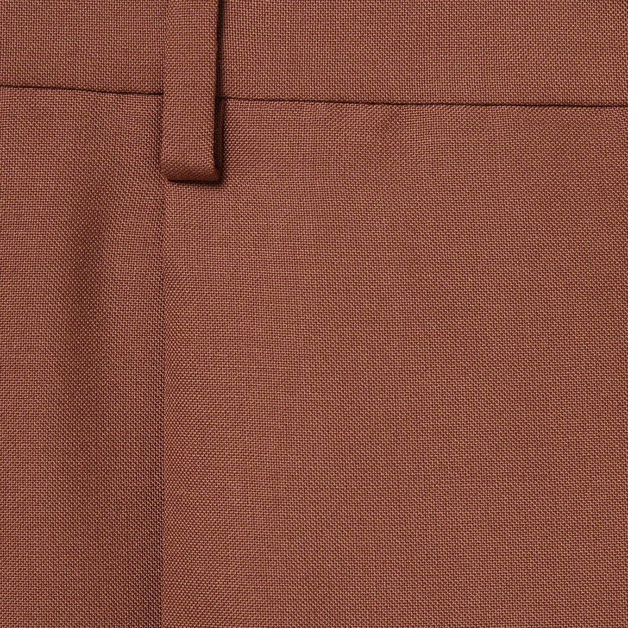 Supreme Pleated Trouser Brown