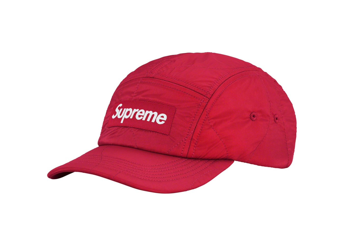 Supreme Quilted Liner Camp Cap Red