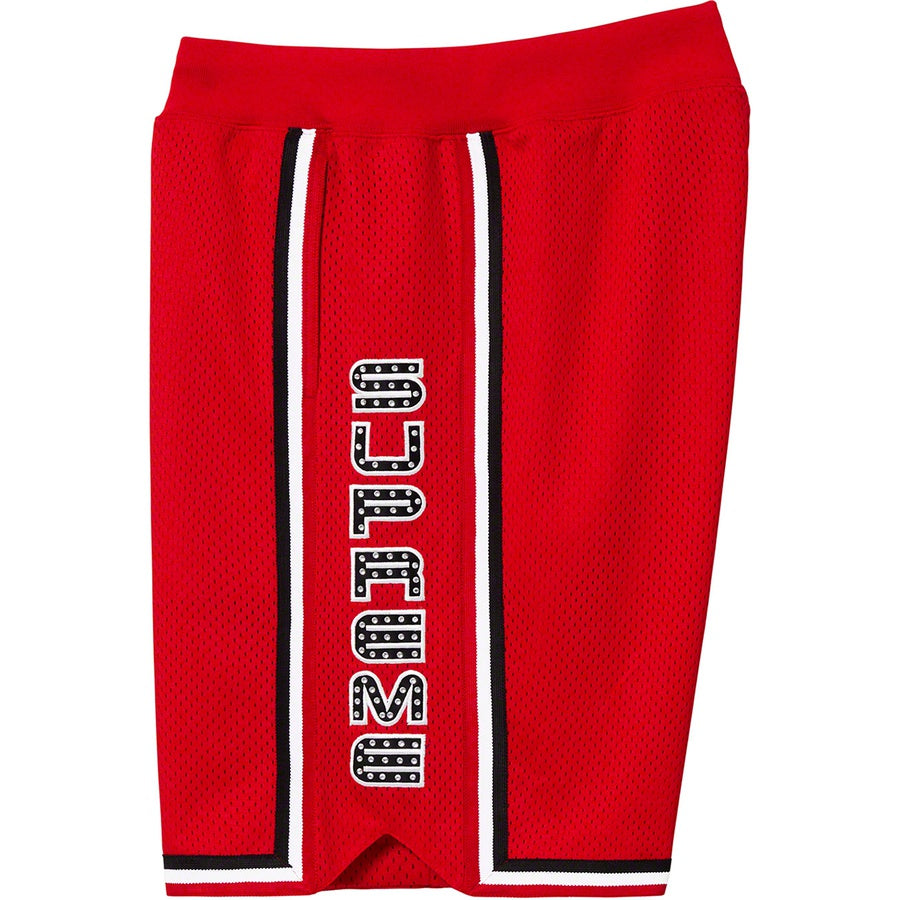 Supreme Rhinestone Basketball Short Red