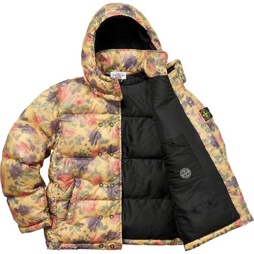 Supreme Stone Island Lamy Cover Stampato Puffy Jacket Copper