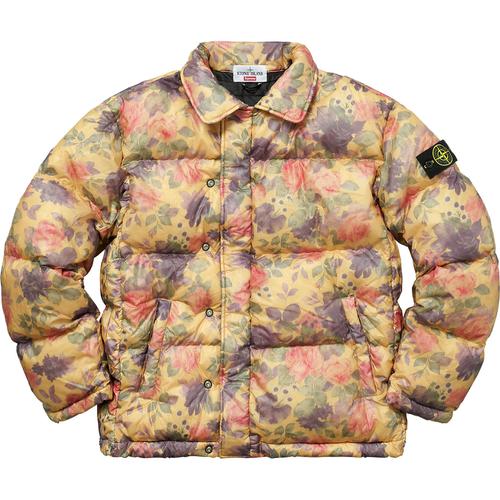 Supreme Stone Island Lamy Cover Stampato Puffy Jacket Copper