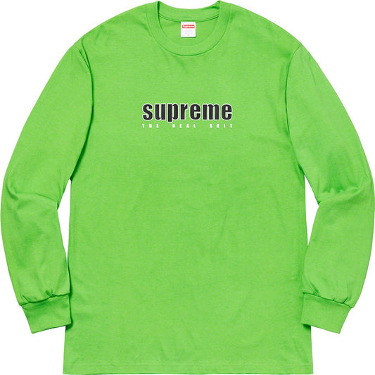 Supreme The Real Shit L/S Tee Green