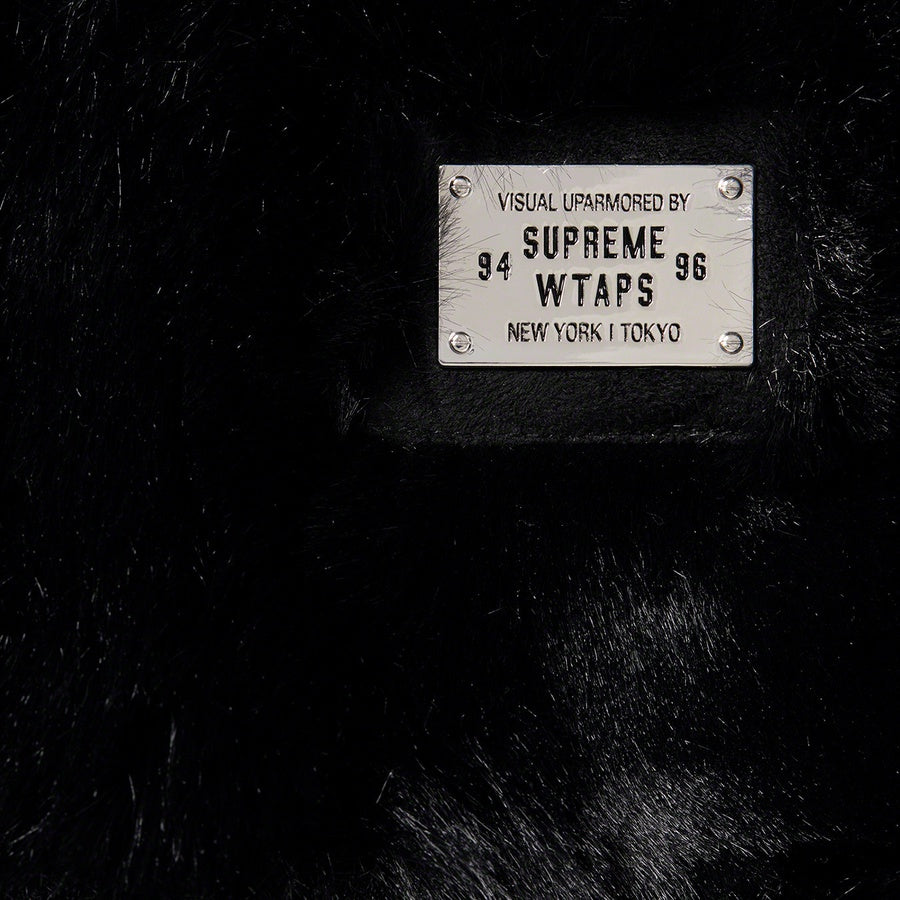 Supreme WTAPS Faux Fur Hooded Jacket Black