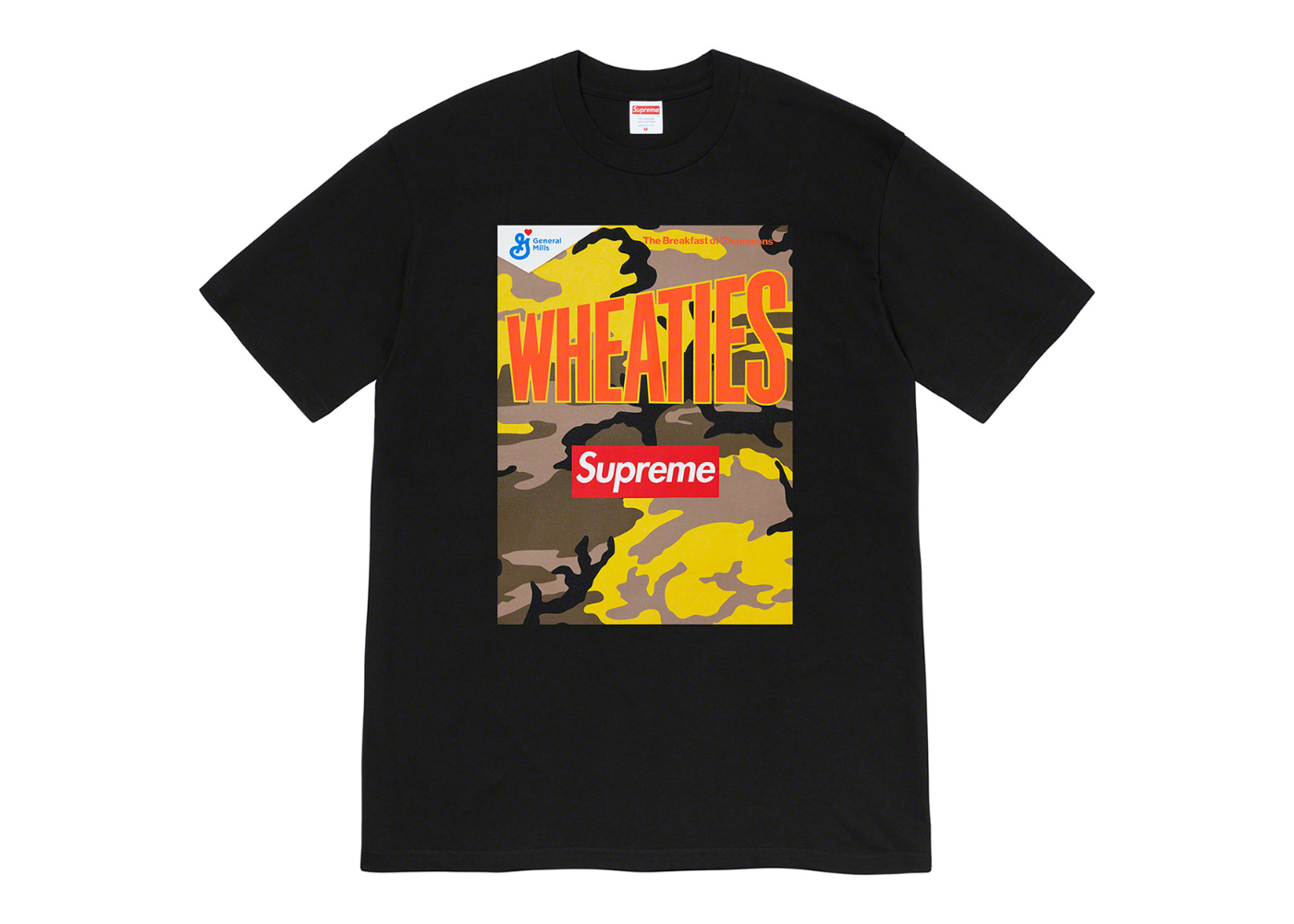 Supreme Wheaties Tee Black