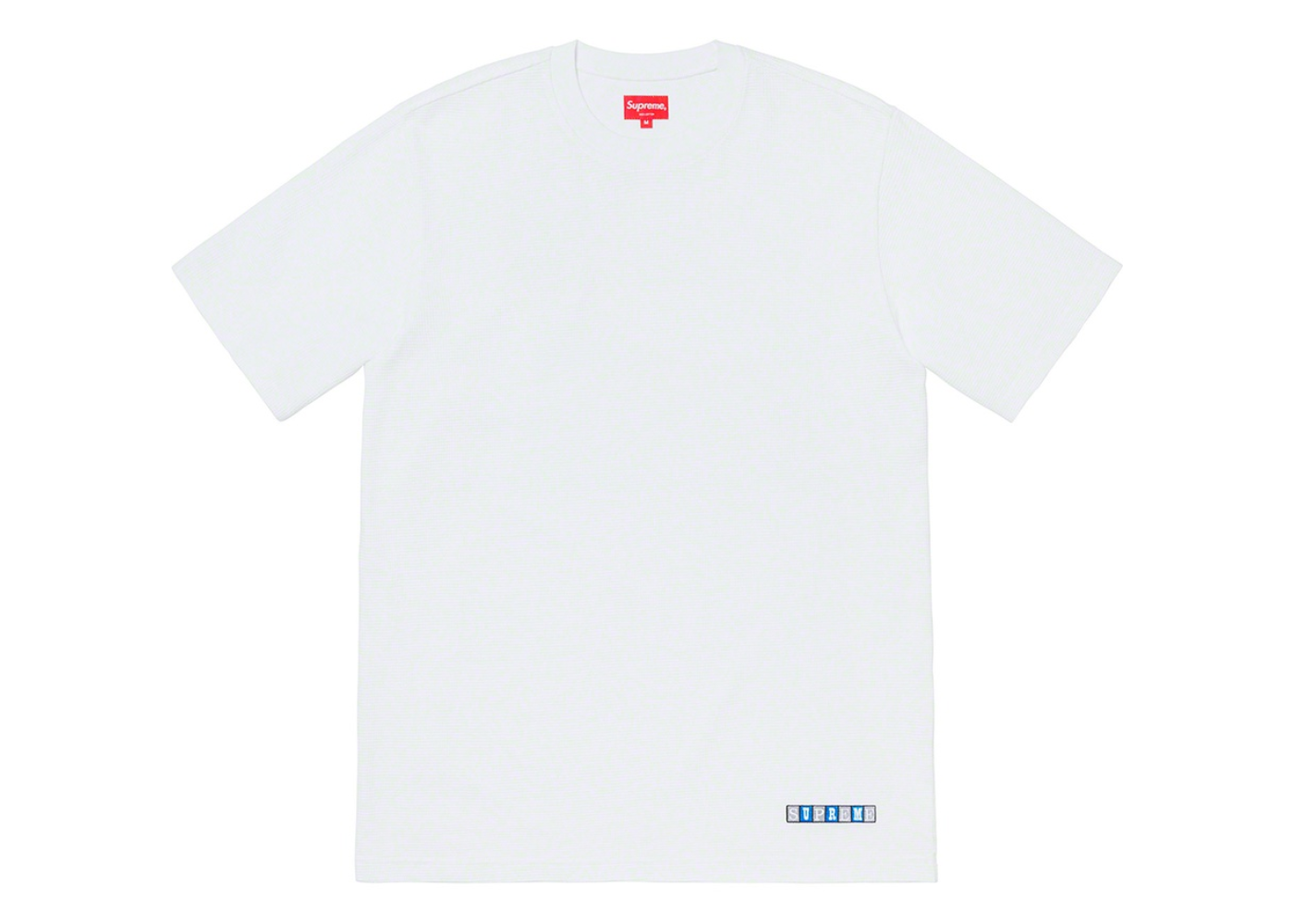 Supreme Waffle S/S Top White