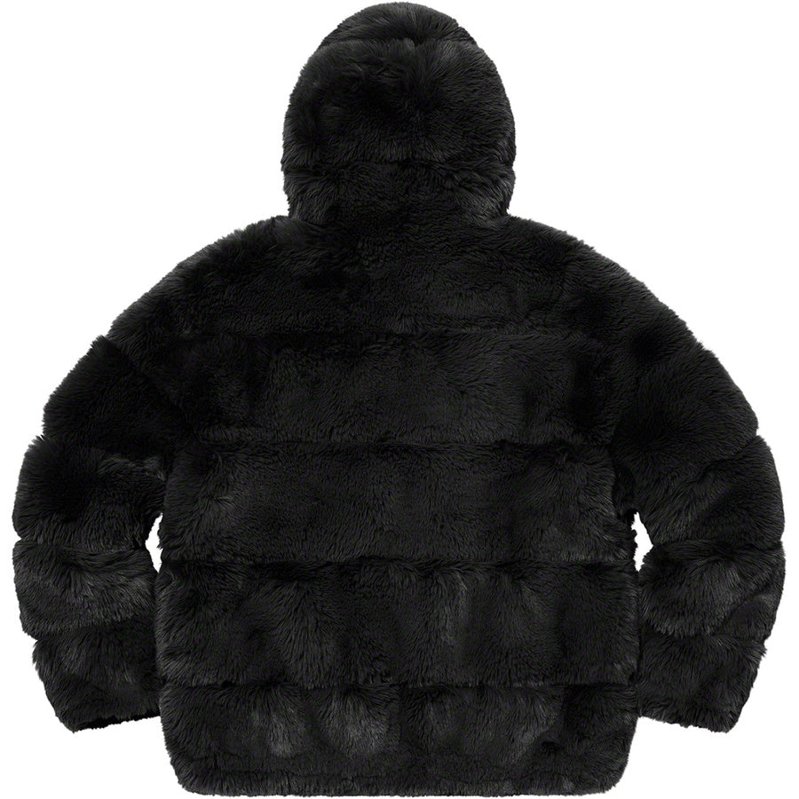 Supreme WTAPS Faux Fur Hooded Jacket Black