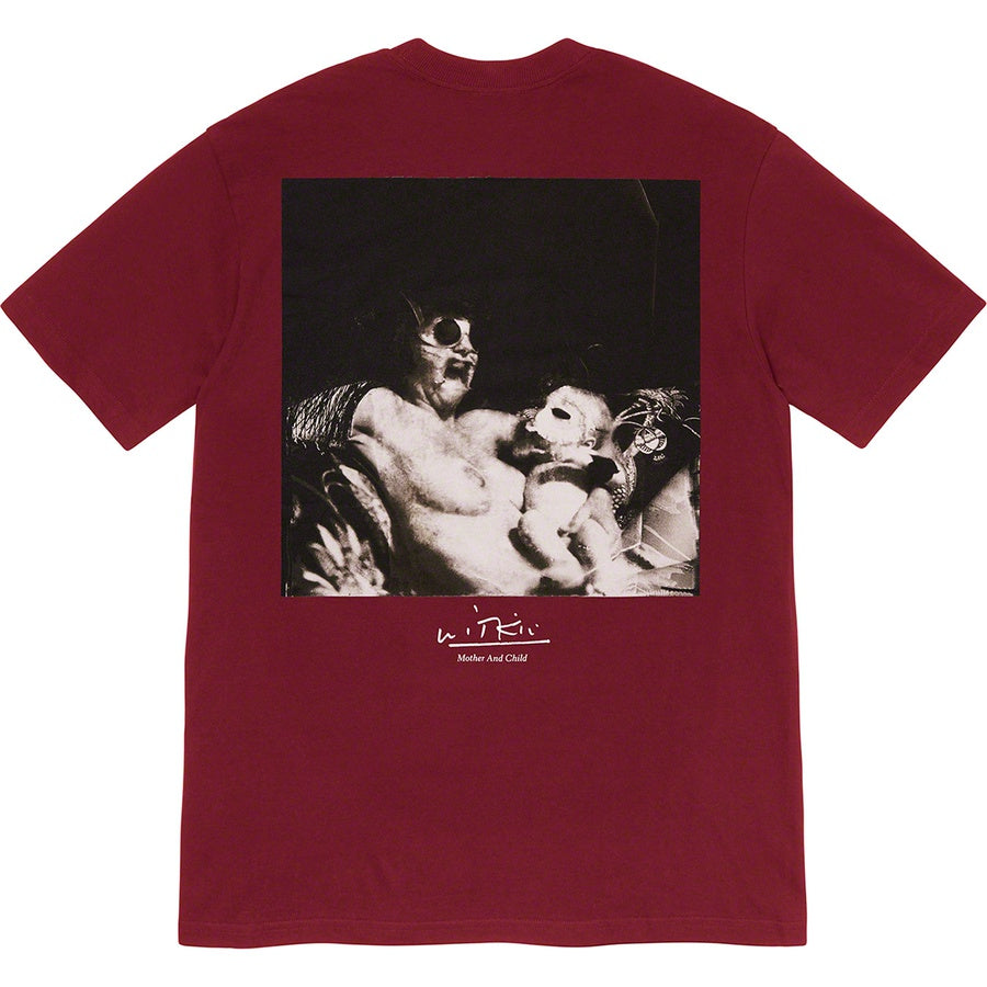 Supreme Joel-Peter Witkin Mother and Child Tee Burgundy – Mood Toronto