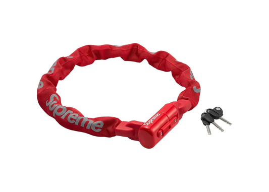 Supreme Kryptonite Integrated Chain Lock Red