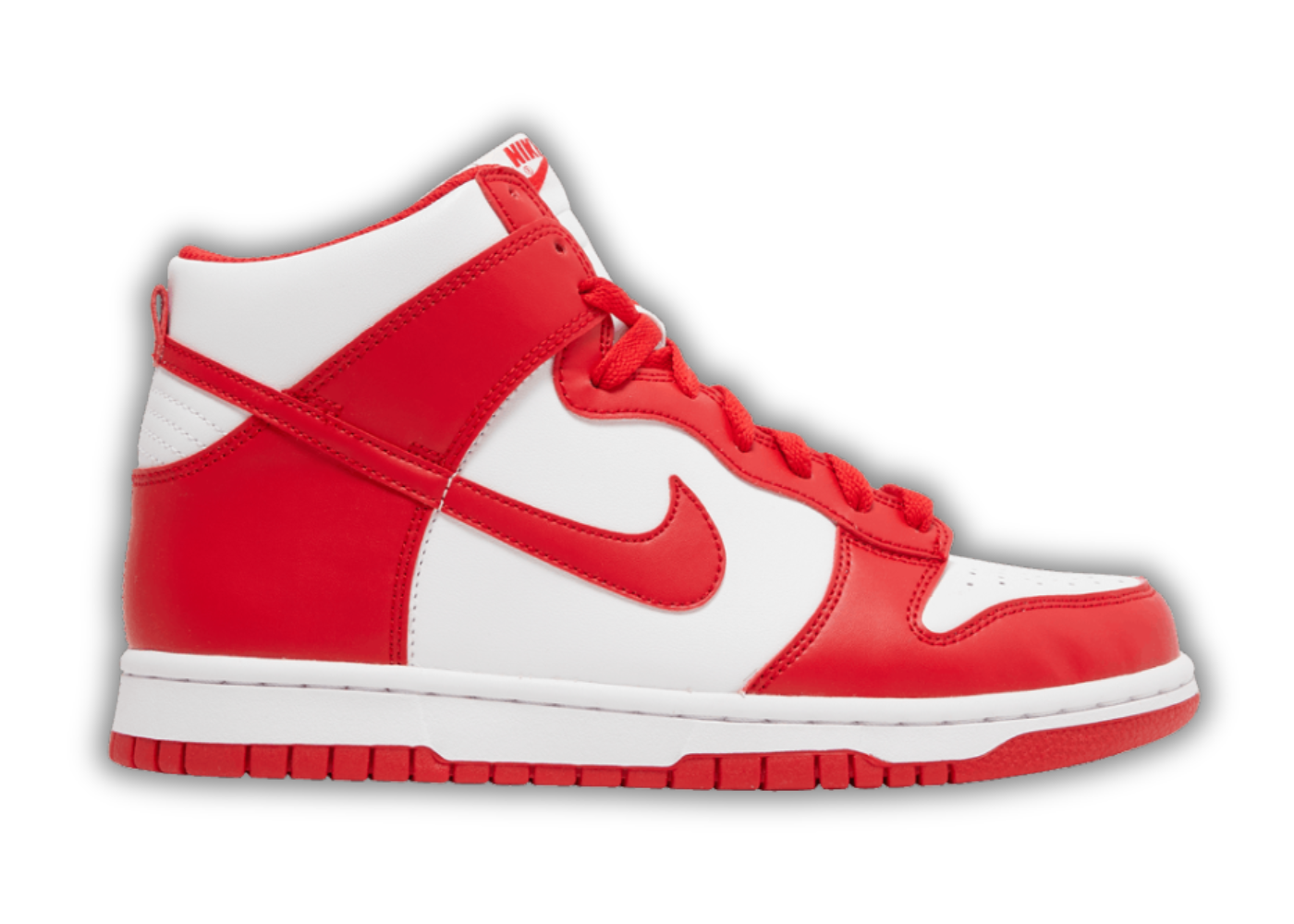 GS Nike Dunk High Championship White Red %