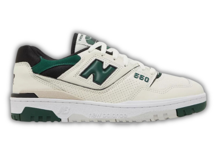 New Balance 550 Sea Salt Pine Green Mood Toronto