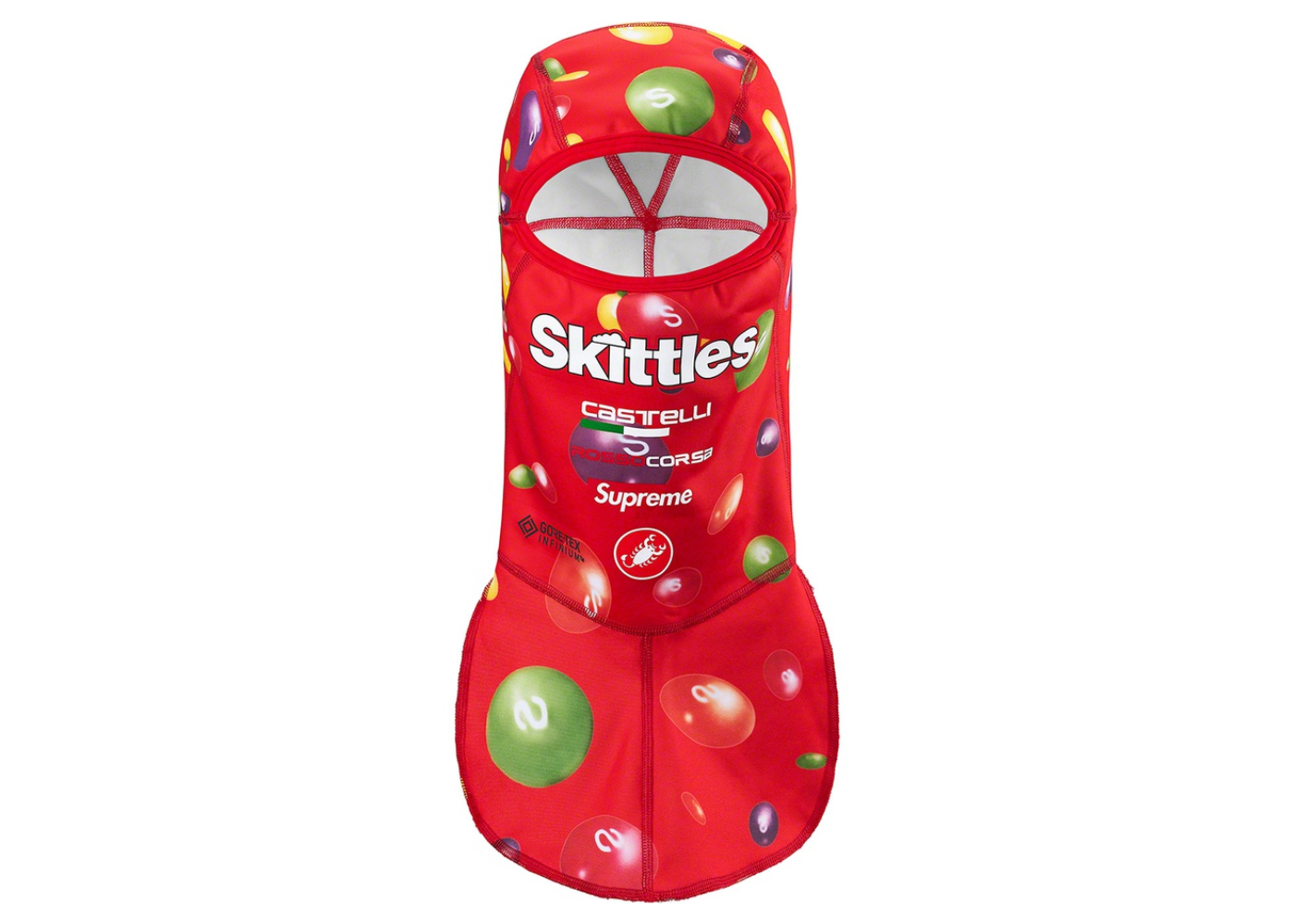 Supreme Skittles Castelli Balaclava Red