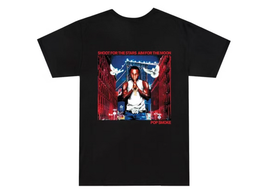 Pop Smoke x Vlone City Tee Black