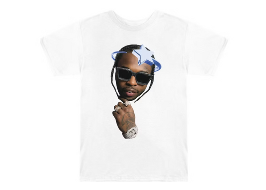 Pop Smoke x Vlone Halo T-shirt White
