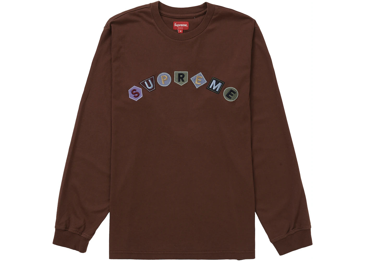 Supreme Geo Arc L/S Top Brown