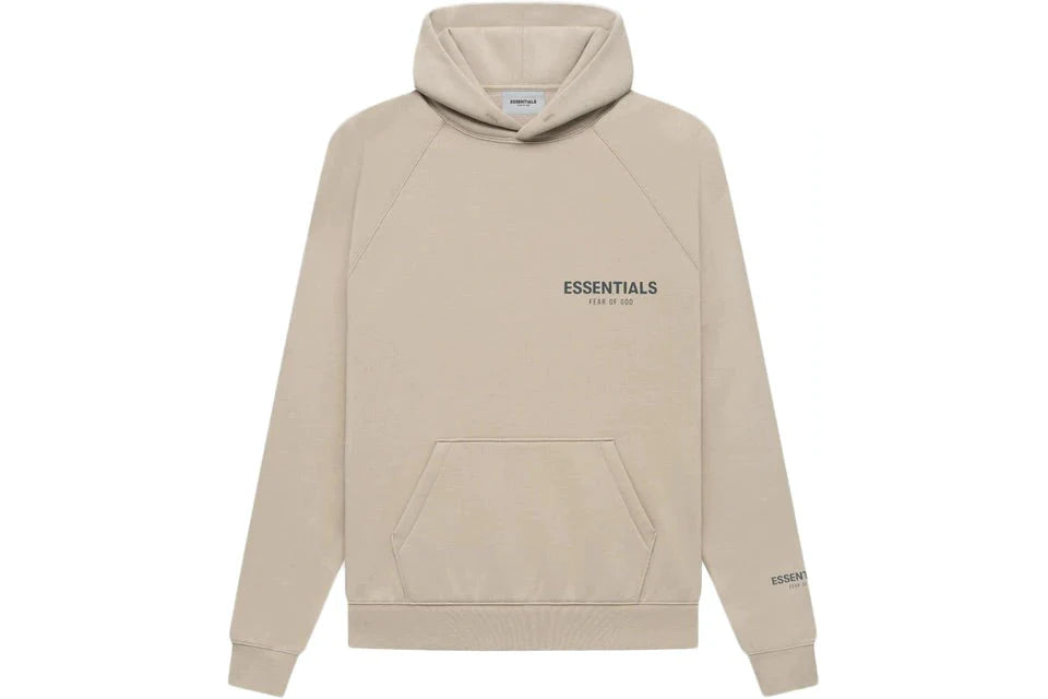 Fear of God Essentials Core Collection Pullover Hoodie String/Tan #