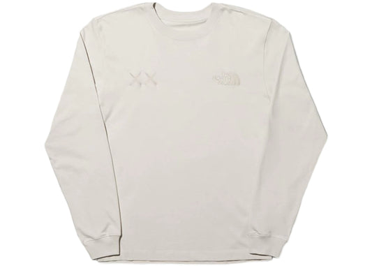 KAWS x The North Face L/S T-shirt Moonlight Ivory