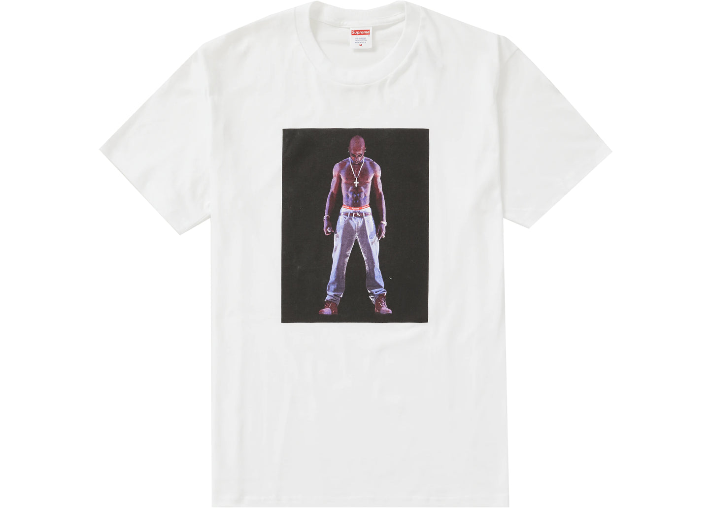 Supreme Tupac Hologram Tee White