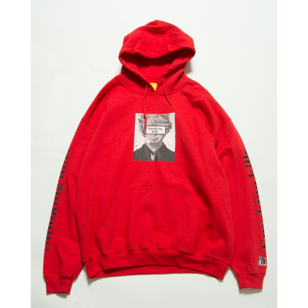 FR2 One Piece Fxxking Rabbits Red Smoker Hoodie #