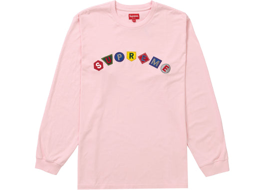 Supreme Geo Arc L/S Top Pink