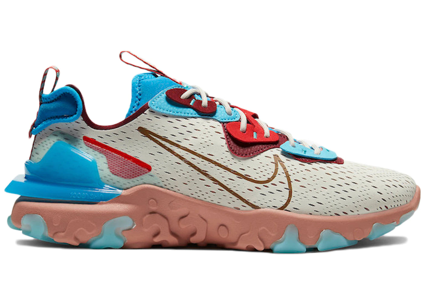 Nike React Vision Light Bone Terra Blush Photo Blue