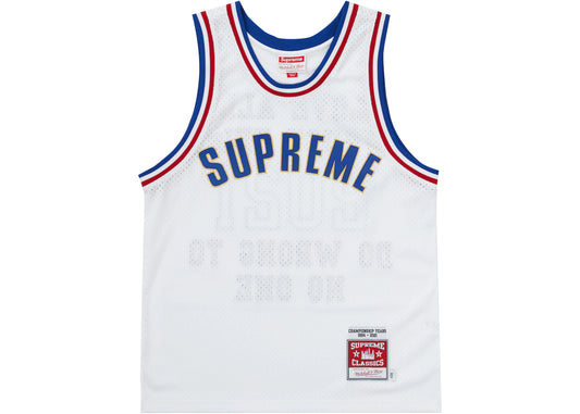 Supreme Mitchell & Ness Basketball Jersey White