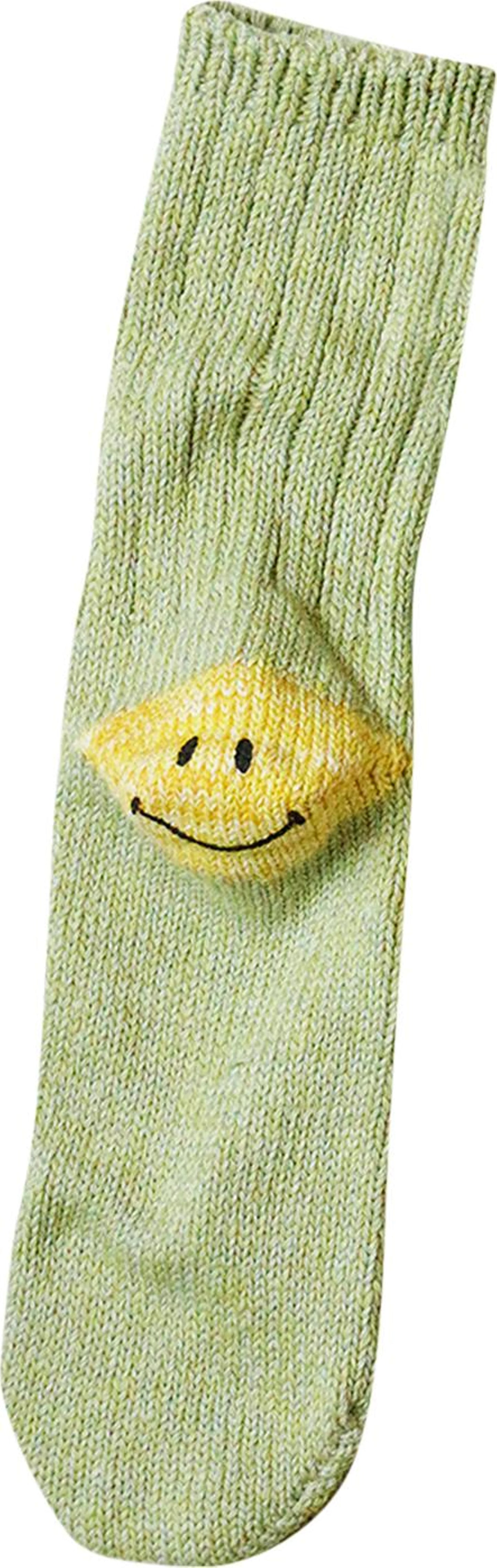 Kapital Smiley Socks Green