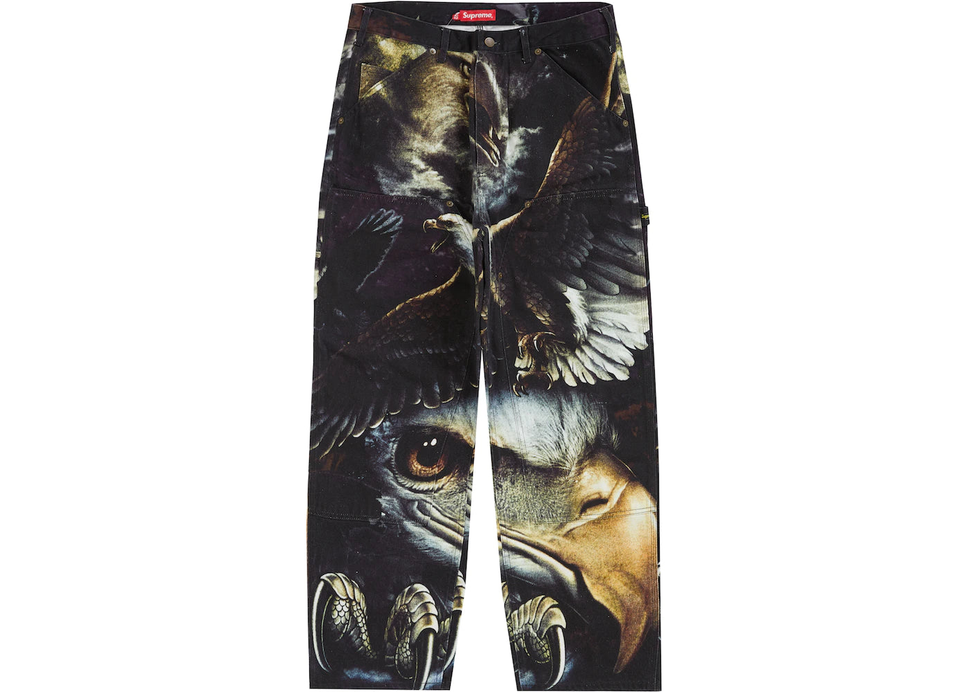 Supreme Eagle Double Knee Denim Painter Pant Black