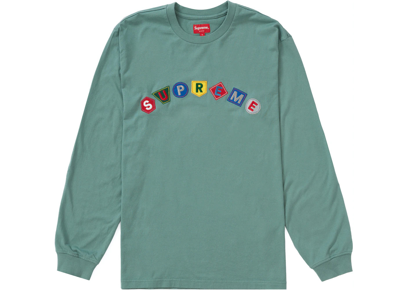 Supreme Geo Arc L/S Top Slate Green