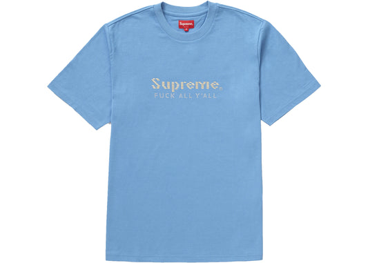 Supreme Gold Bars Tee Columbia Blue