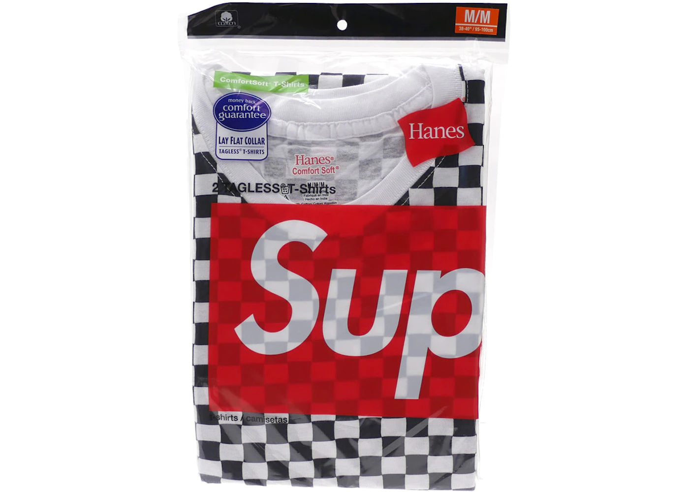 Supreme Hanes Tagless Tees (2 Pack) Checkered