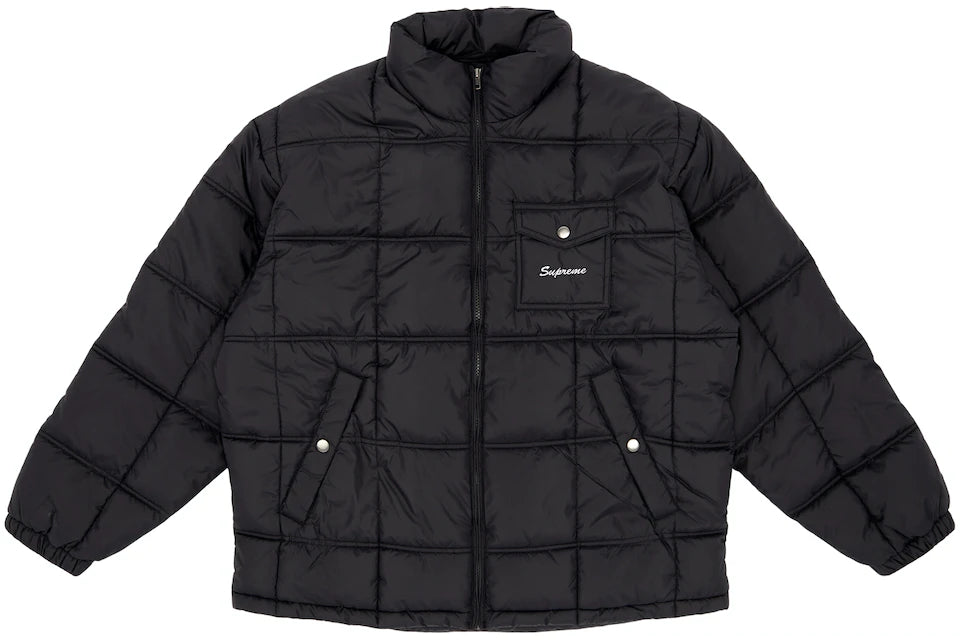 Supreme Iggy Pop Puffy Jacket Black