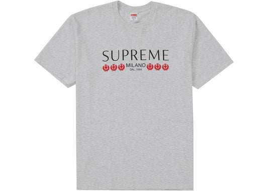 Supreme Milano Tee Ash Grey