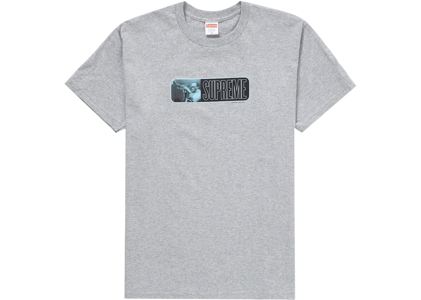 Supreme Miles Davis Tee Heather Grey