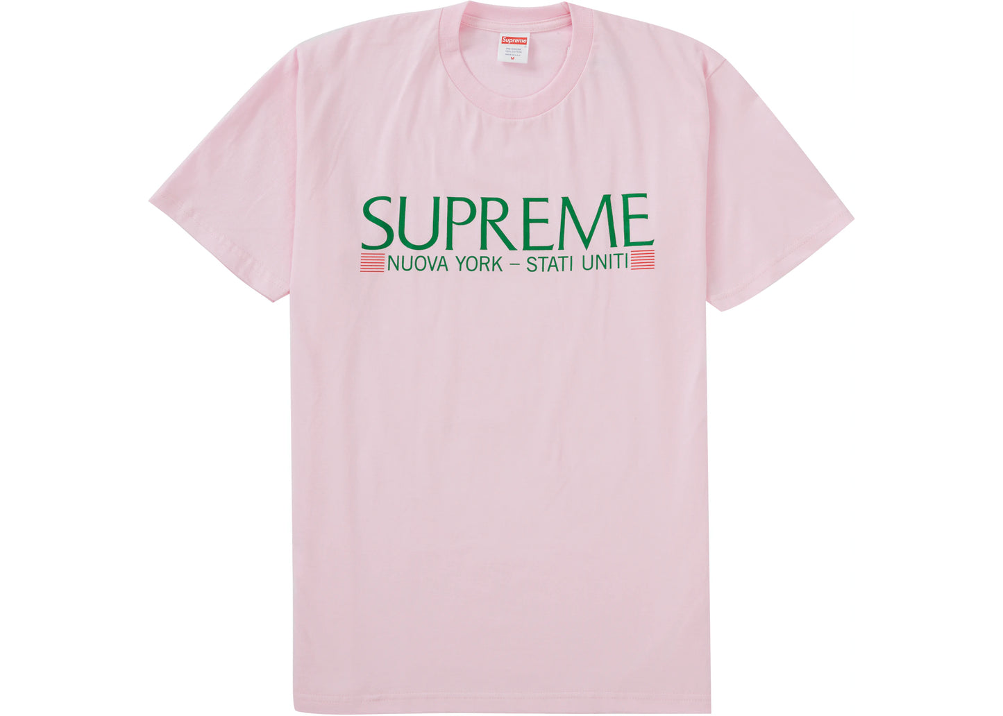 Supreme Nuova York Tee Light Pink