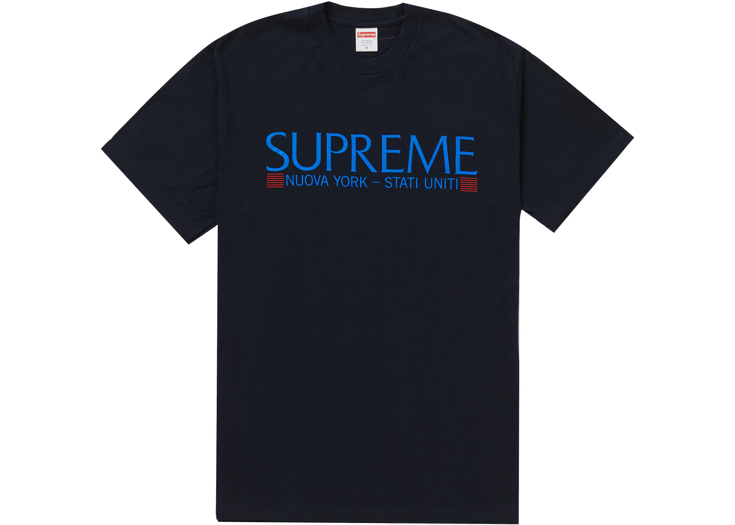 Supreme Nuova York Tee Navy