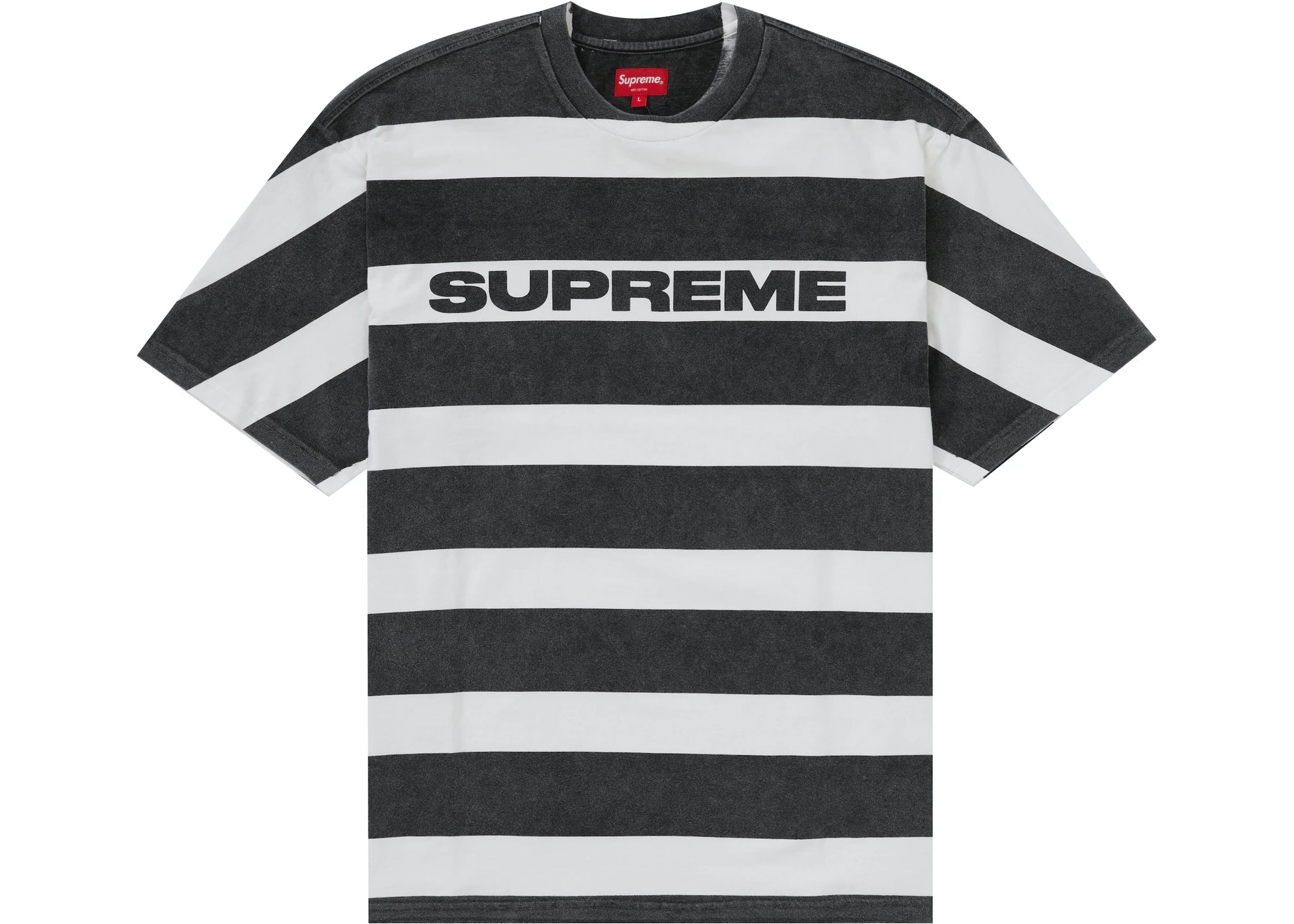 Supreme Multi Stripe Long Sleeve Top Black –