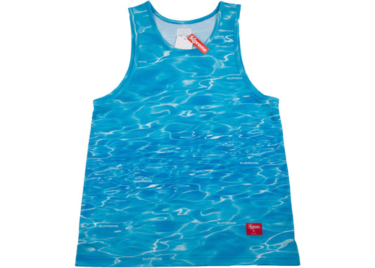 Supreme Ripple Tank Top Blue