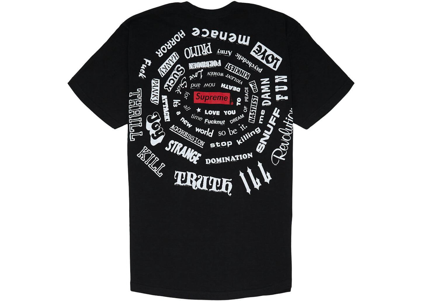 Supreme Spiral Tee Black